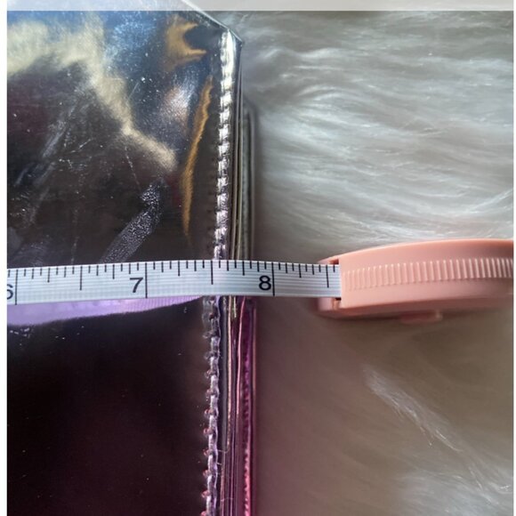 Kosas Purple & Silver Ombré Zip Makeup Cosmetics Travel Bag‎ Pouch - Picture 3 of 6